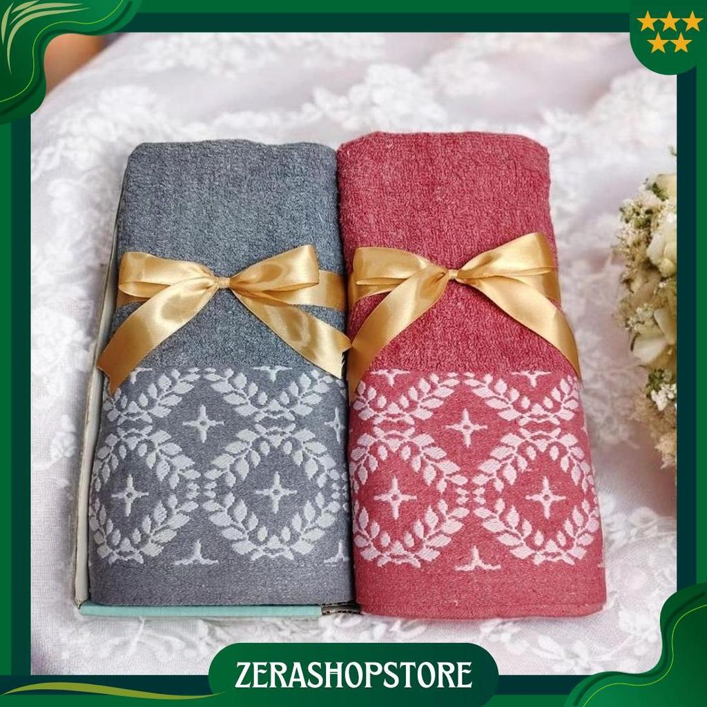 Hampers Handuk Box | Hampers Handuk Pernikahan Ukuran 70X140 | Hampers Handuk Couple Wedding Seserah