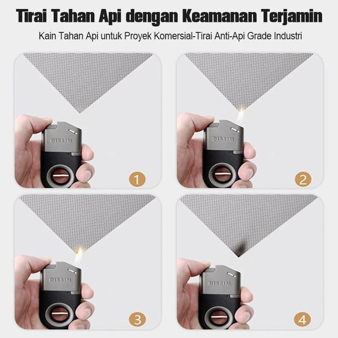 Diskon Tirai Gulung Anti Hujan Roller Blind Outdoor Blackout 60% Tirai Teras Anti Panas Dan Hujan Ta