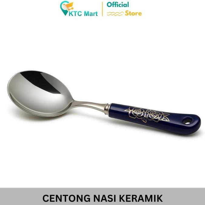 Tajimawa Centong Nasi Keramik/ Sendoko Nasi/ Sendok Sayur Allshop