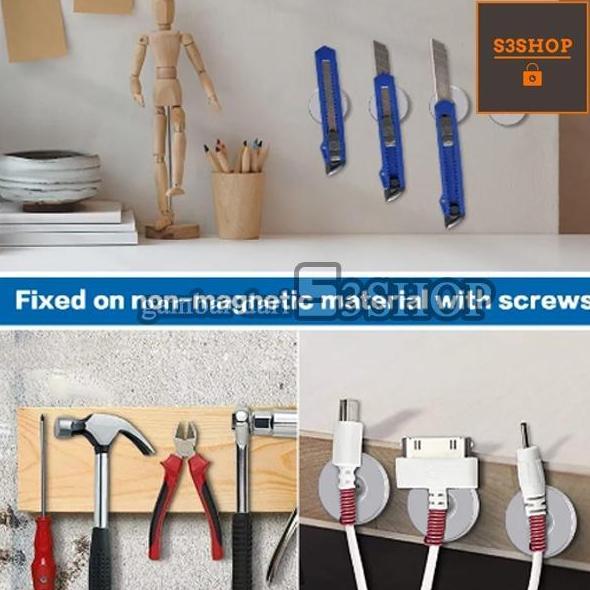 Magnet NEODYMIUM SUPER KUAT N52 Koin Cincin Ring Baut Magnet Lubang