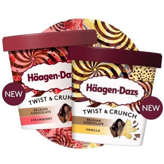 Haagen-Dazs Ice Cream Pint 473ml (per pcs)