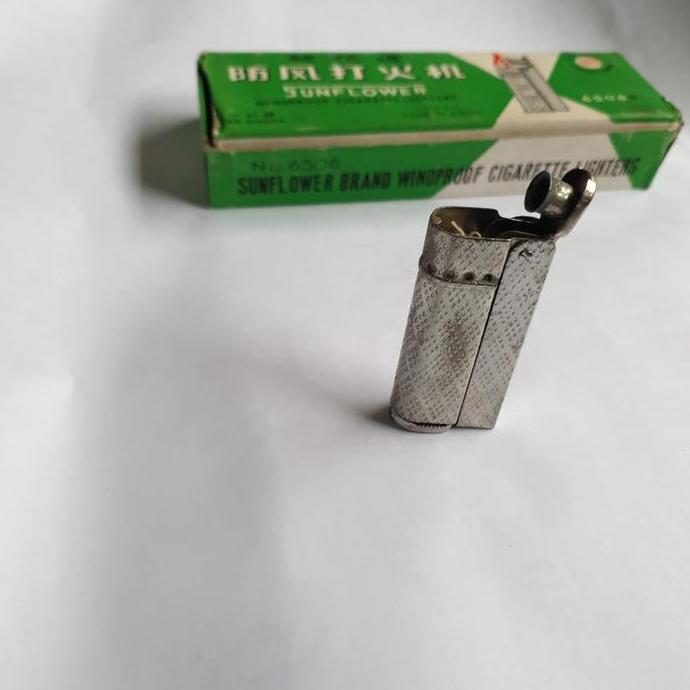 KOREK API Lighter jadul vintage SUNFLOER 6506
