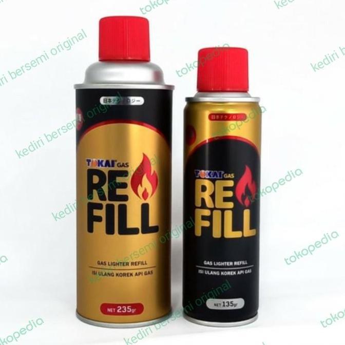 gas isi ulang korek api, tokai gas refill, isi ulang pemantik api
