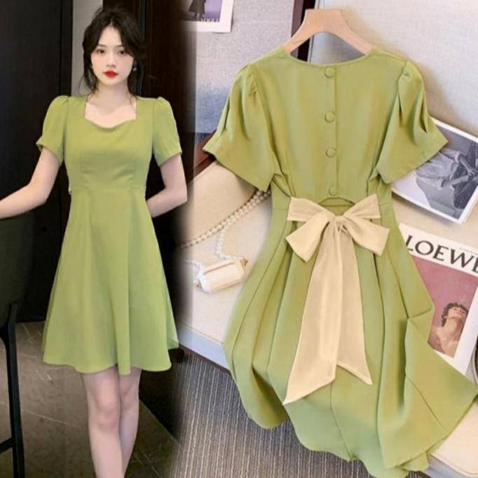 BL5 ~ / DREES IKOO / HN / MINI DRES KOREA / DRESS KOREAN STYLE / DRES KONDANGAN / OUTFIT / BAJU WANI