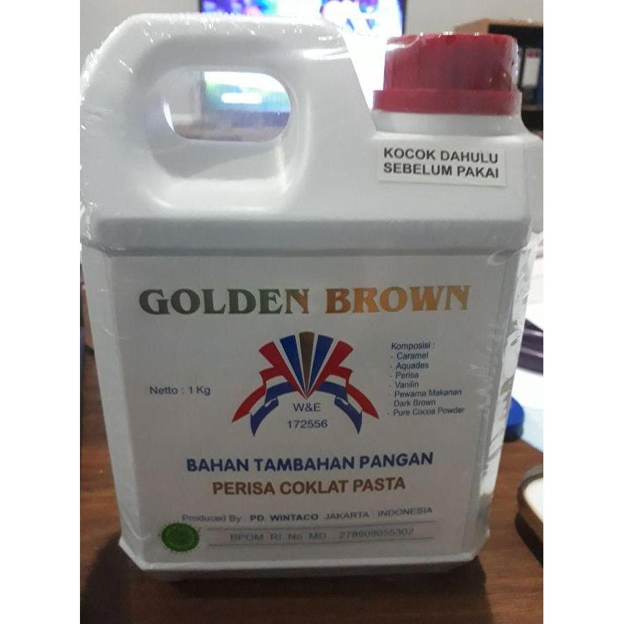 Diskon Golden Brown Pasta Perisa Kue Golden Brown Coklat Cokelat Bahan Makanan Pasta Kue Baking 1Kg 