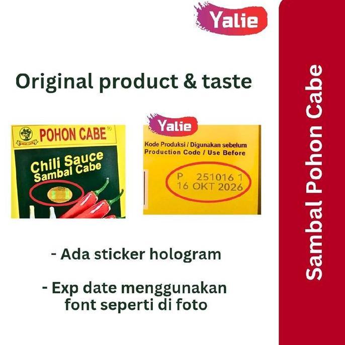 Foodtwin- Sambal Pohon Cabe 330Ml Jerigen Pedas Saos Saus Bakso Tanpa Pengawet/Pewarna/Pemedas
