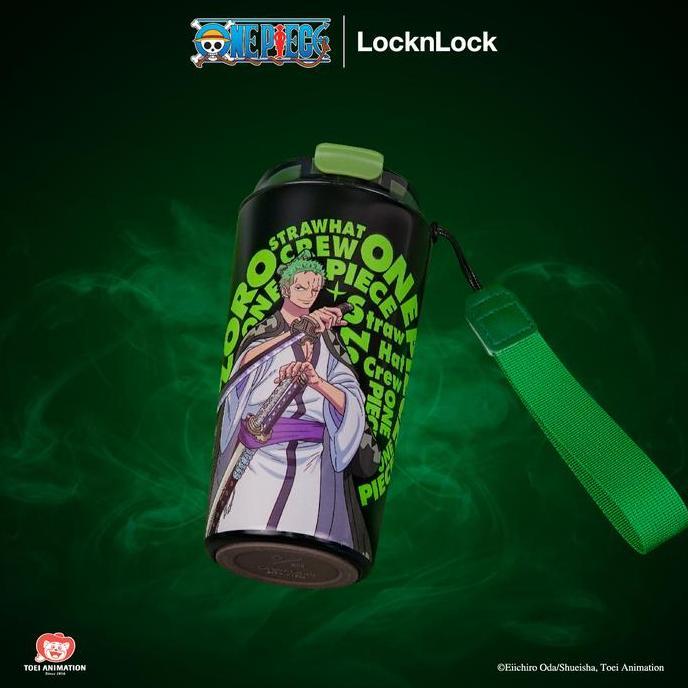 Saveme- Locknlock Tumbler Glow In The Dark Cafe Tumbler 500Ml One Piece Edition - Roronoa Zoro
