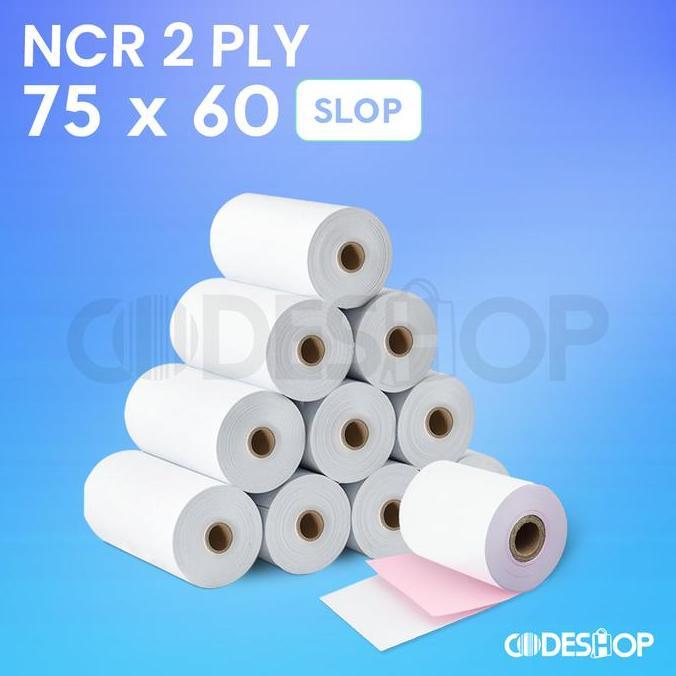Purple- Kertas Ncr 2Ply 75 X 60 Struk Kasir 75X60 2 Ply