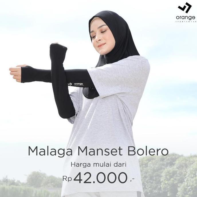 Handsock Malaga Manset Bolero Pelindung Uv Muslim Tangan Jersey Premium Pasti Promo