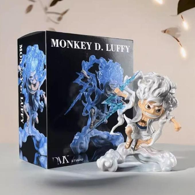 WOVLO Monkey D Luffy Gear 5 Nika Action Figure Luffy Nika Gear 5 Action Figure One Piece