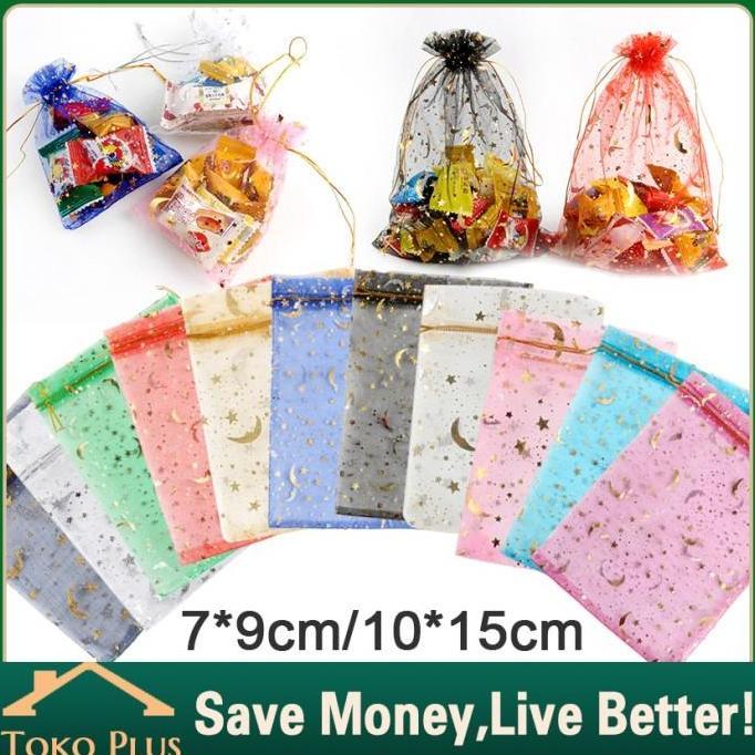 YOXLY Organza Bag Kantong Serut Souvenir - Kantong Suvenir / Kantong Organdi