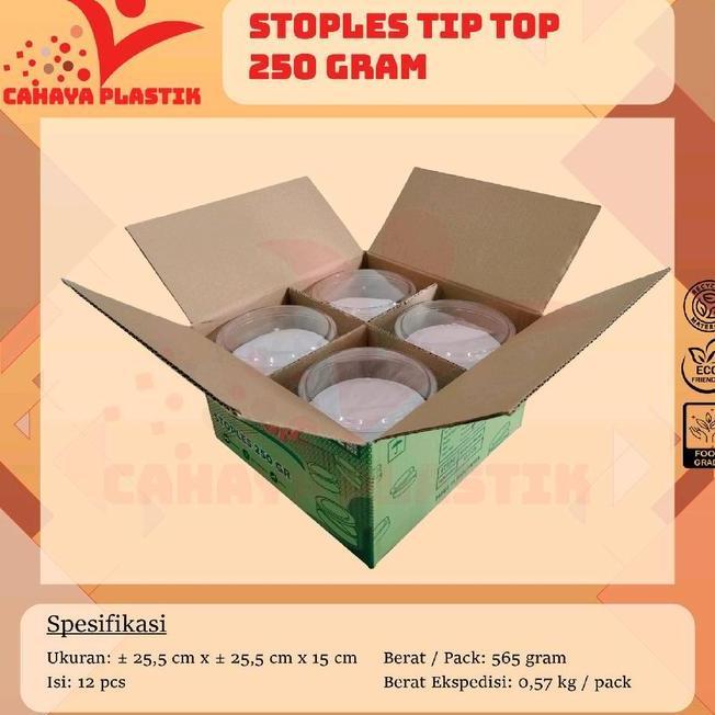 Stoples 250Gr Isi 12Pcs Toples Nastar Toples Kue Kering Toples Mika Bulat 250Gr 1 Lusin Ramah Lingku