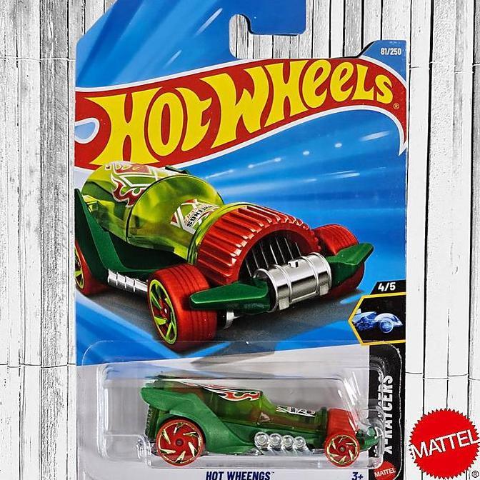 Hot Wheels Hot Wheengs Hijau Treasure Hunt Diecast Mobil Botol Saos Pedas
