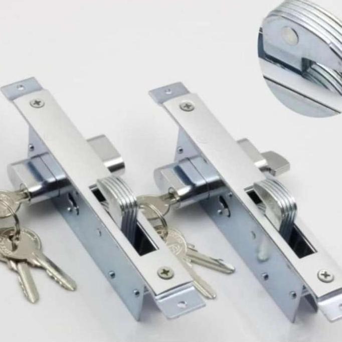 Kunci Pintu Geser Aluminium untuk Pintu Geser