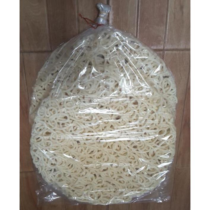 Kerupuk Super Jumbo - Kerupuk Bangka Purnama Keriting Raksasa Isi 2 - Diamater 60 cm KS