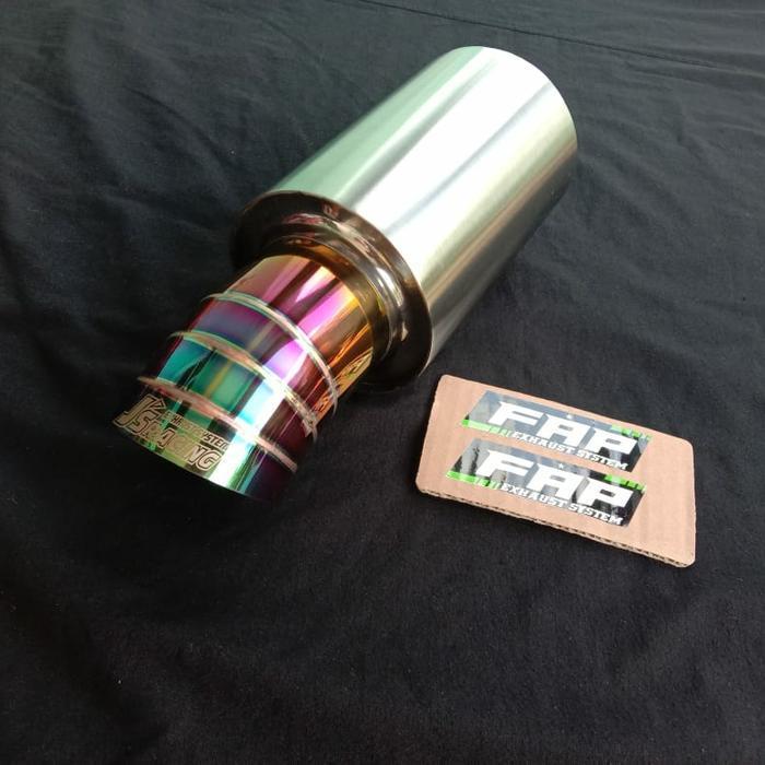 Knalpot Mobil Js Racing Rainbow Stainless Stell Original Dan Terpercaya