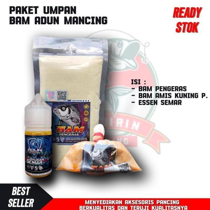 Paketan Semar/Bam Amis Kuning Premium Umpan Adun Mancing Allshop