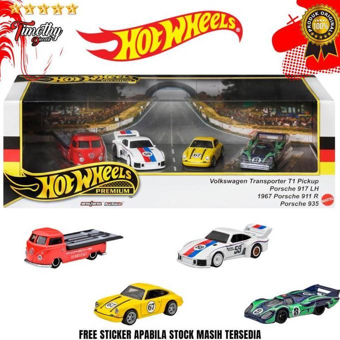 Promo Hot Wheels New Loose Diorama Porsche 917 LH Biru Hijau Rally Angka 3 Diskon