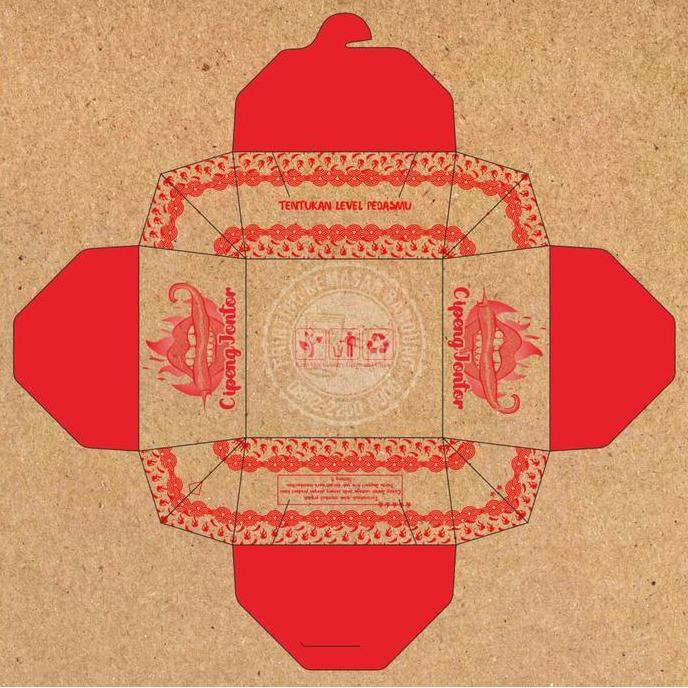 Food Pail Rice Box Size M Kraft 290gsm Custom Cetak 1 Warna Min1000pcs