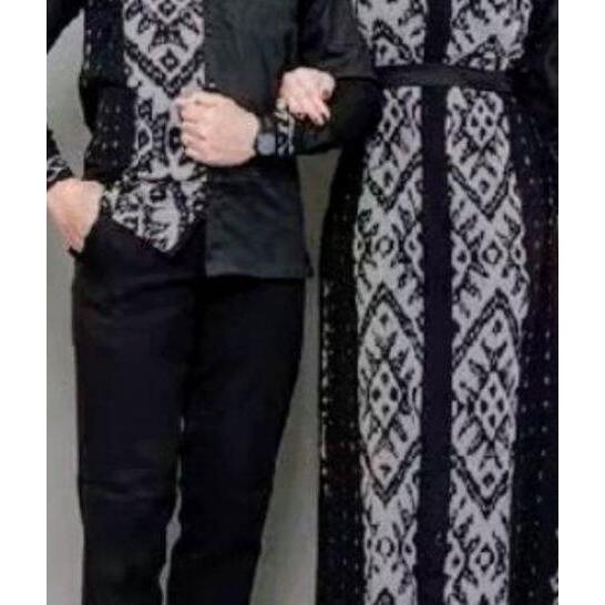 Ananta ~ Promo  Belvia Hitam , Baju Couple Tenun, Baju Lebaran,Gamis Viral, Tenun Jepara Kemeja Gami