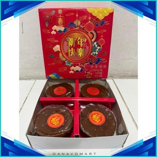 Hampers/ Souvenir Imlek/ Kue Keranjang, Kue Bakul, Merek Yes  Ukuran 1 Kg Isi 4 Asli Medan Enak Dan 