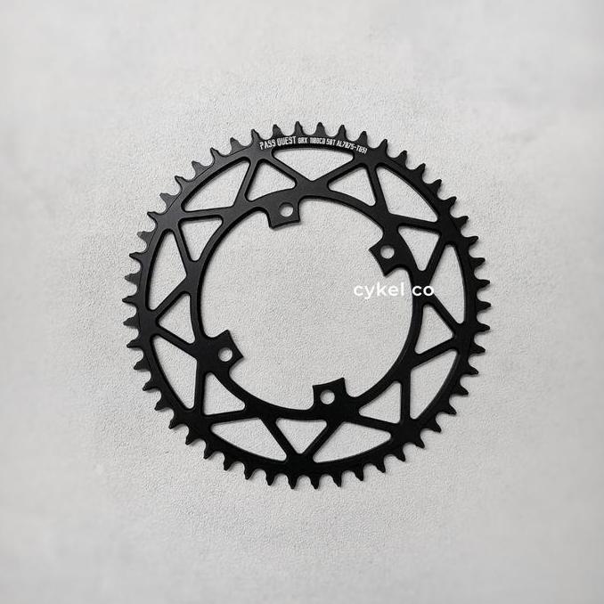 pass quest chainring 52T bcd 110 AL7875 shimano GRX crank arm