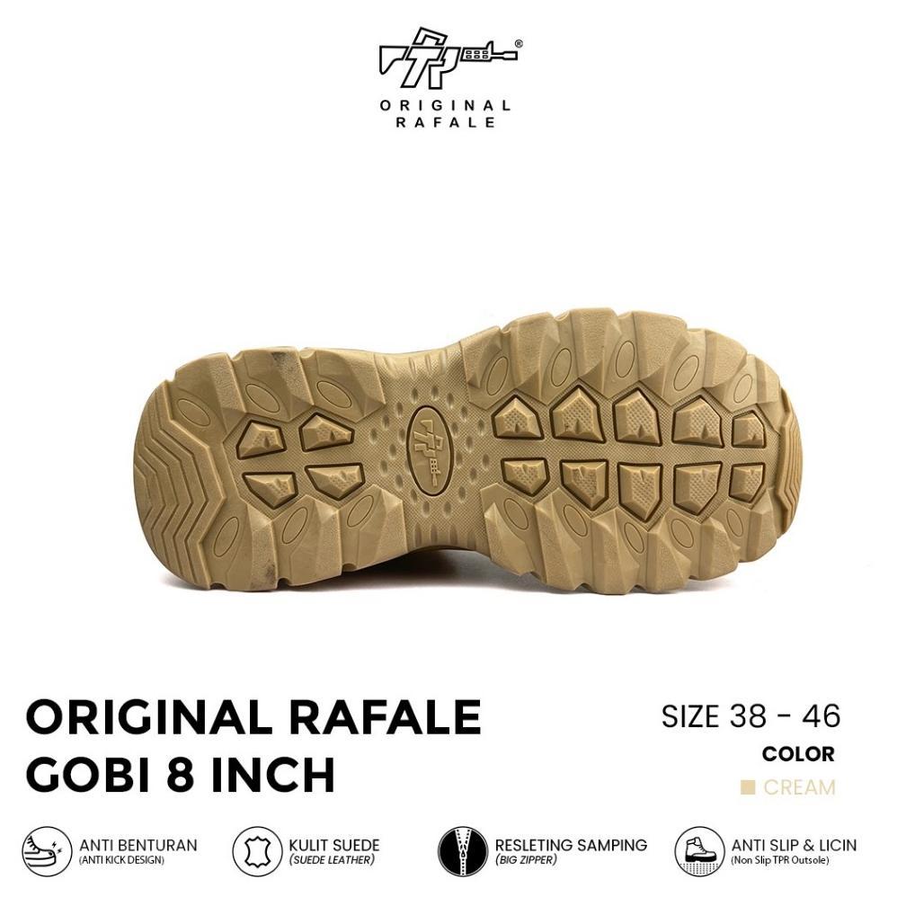 EXCLUSIVE SEPATU TACTICAL BOOTS PRIA ORIGINAL RAFALE GOBI 8 INCI TACTICAL BOOTS - GURUN