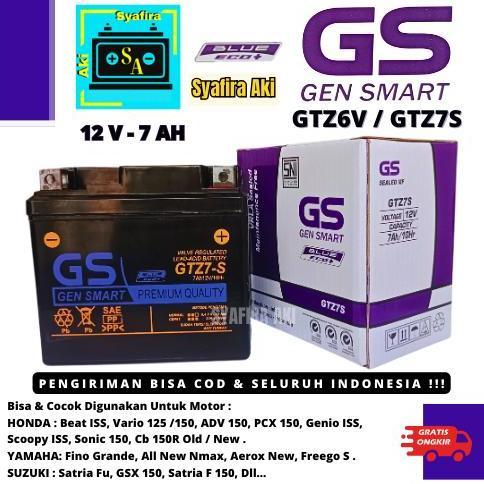Promo AKI MOTOR HONDA ADV 150, PCX, SUPRA GTR, CB150X GS GTZ7S GEN SMART MF Diskon