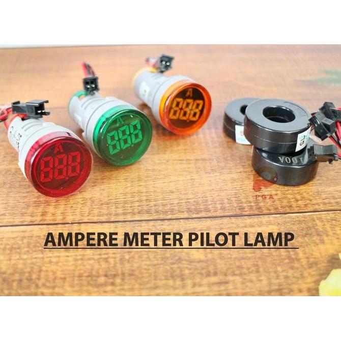 AMPERE METER PILOT LAMP (MERAH, HIJAU, KUNING terlaris