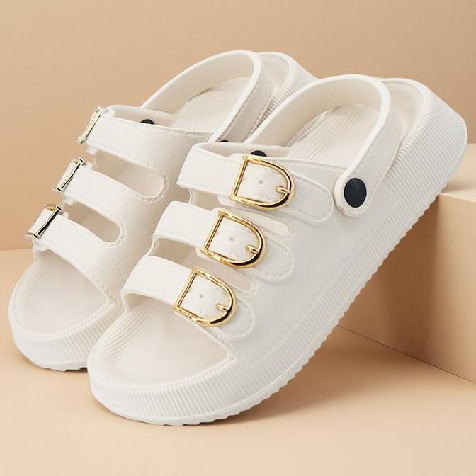 DY57 - Sandal Baim Wanita Elegan Korea Sandal Jelly Wanita Tali Kekinian Sepatu Sandal Wanita Empuk