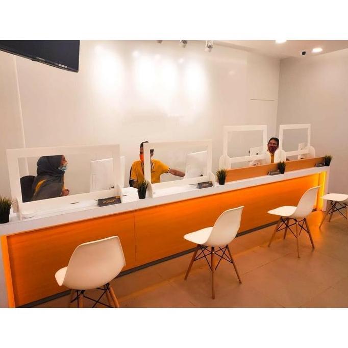 TERLARIS - Sekat Pembatas Meja ukuran 70x60 cm isi 6 Pcs - Covid Shield Combi