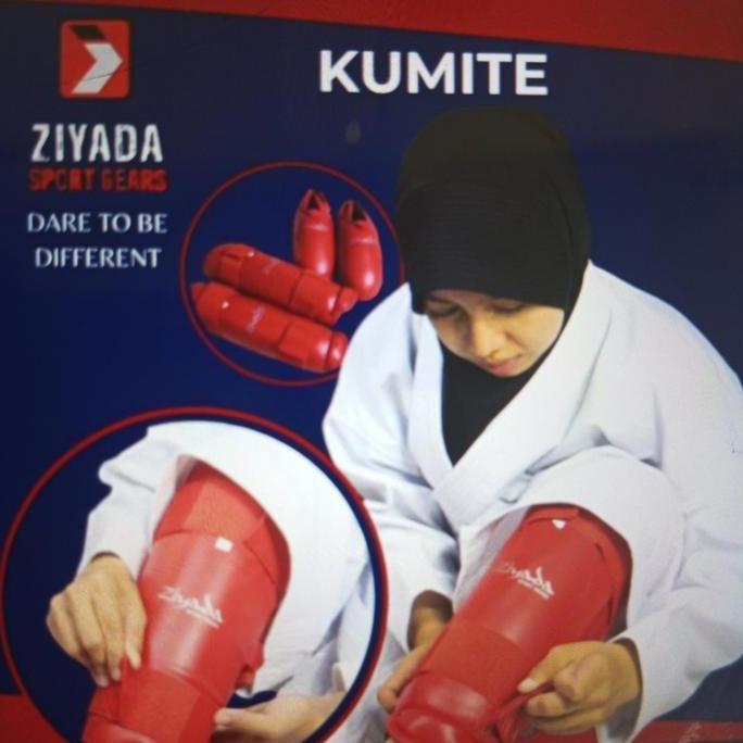 NEW Alat Kumite Model Baru Set Pertandingan Karate Lengkap Merk Ziyada