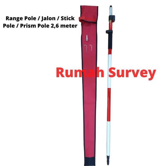 QANTASH Prisma Pole / Prisma Stick/ Prism Pole/ Range Pole 2.5 m