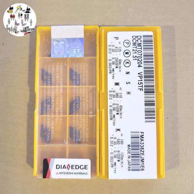 VERCHASE DCMT 070204 VP15TF INSERT BUBUT DCMT 07 MATA BUBUT DCMT 070204 INSERT DCMT 070204