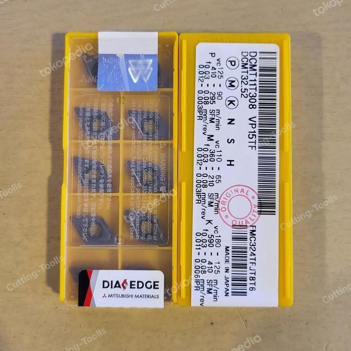 VERCHASE Insert DCMT 11T308 VP15TF Mitsubishi Original - DCMT 11T308 Bubut