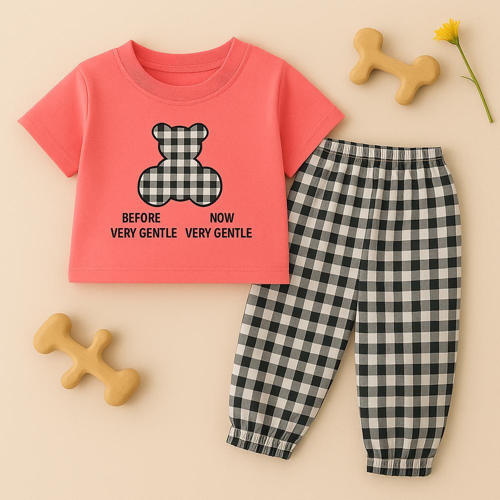 Tahan Lama Najwa - Setelan Anak Serli Terbaru / Setelan Anak Bear Tartan