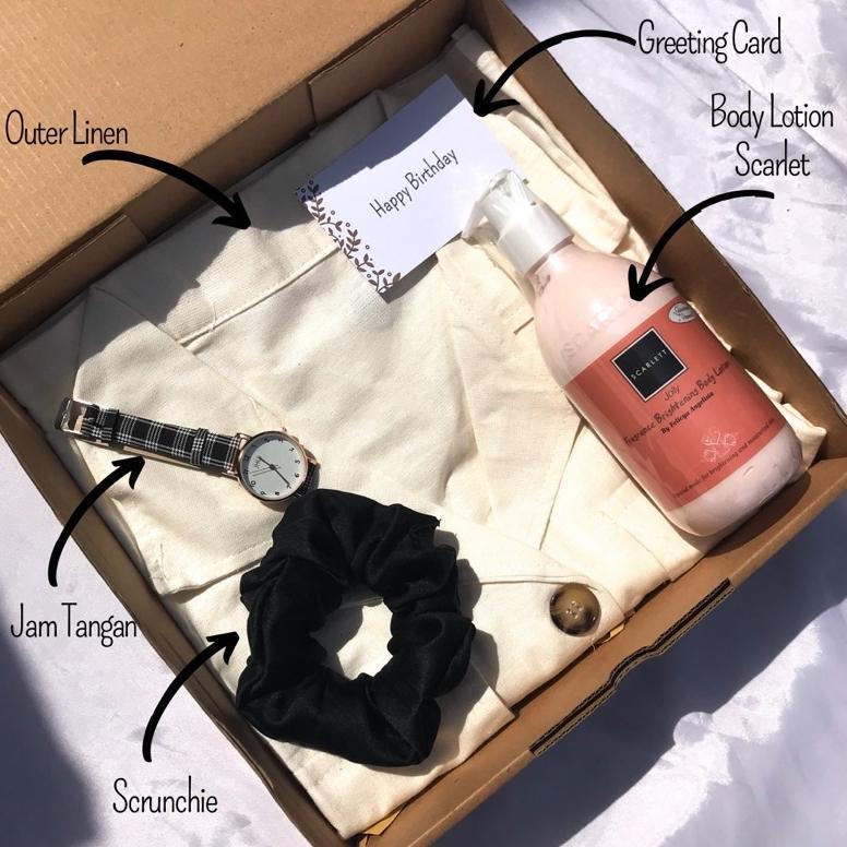 [OUTER CEWEK]GIFT BOX CEWEK/HAMPERS BAJU OUTER CEWEK/KADO PACAR/KADO ANNIVERSARY/KADO ULANG TAHUN/KA
