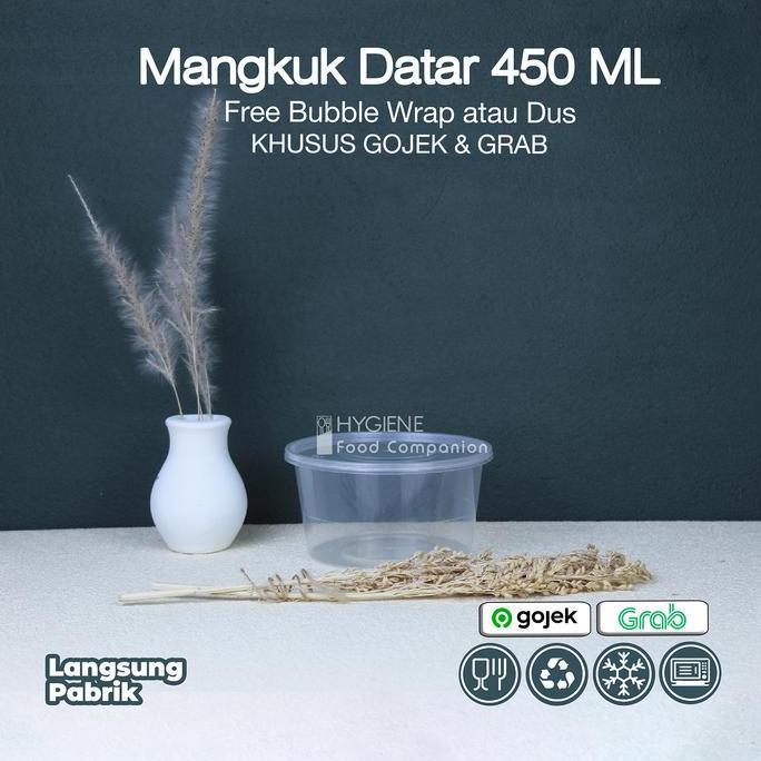 Thinwall Mangkok 450 Ml Plastik - Thinwall Bulat 450Ml - Wadah Plastik