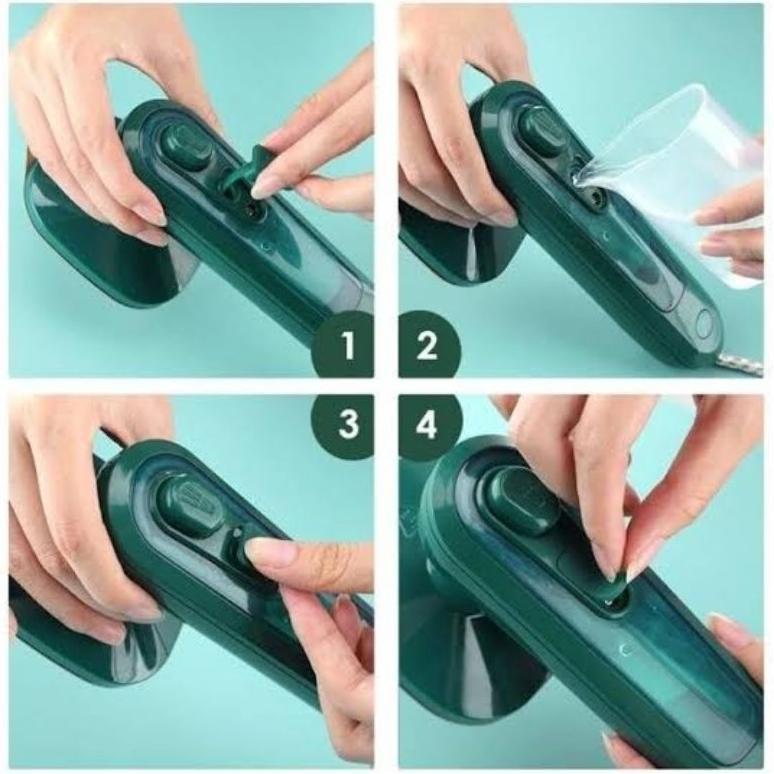 TERMURAH Setrika Uap Portable Travel Sederhana Minimalis 360 Derajat / Seterika Uap Listrik