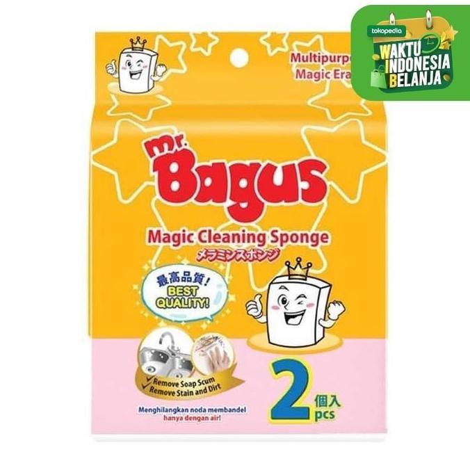 Mr. Bagus Magic Sponge 1 Pack Isi 2 Pcs / Sponge Ajaib / Magic Sponge