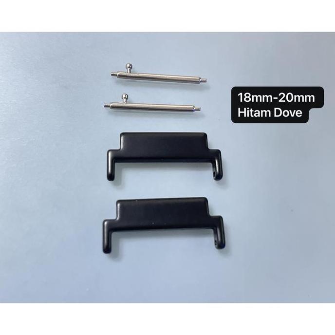 Strap Adapter 18mm ke 22mm , 20mm ke 22mm , 18mm ke 20mm  Adaptor conector stainless steel for Casio