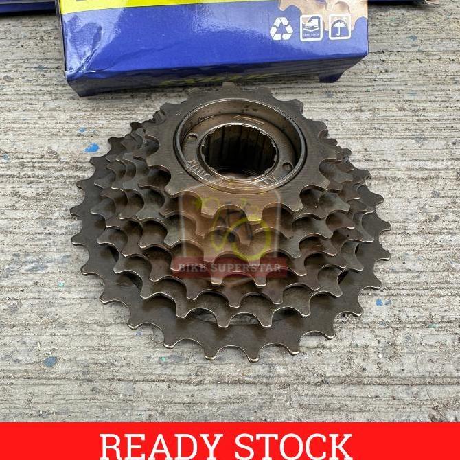 Murah Freewheel Gear Gir Susun Belakang Sepeda 7 Speed Drat Ulir Exoticc MTB Federal Lipat Balap Non