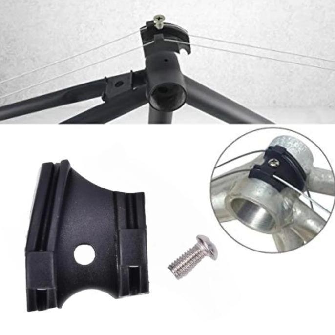 Murah Clamp Sepeda Jalur Kabel Shifter Bawah BB Cable Guide Rear Derailleur RD FD Sepeda Lipat MTB R