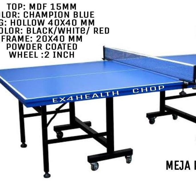 TERMURAH - TENNIS MEJA / MEJA PINGPONG EX4HEALTH1 1 CHOP SERIES