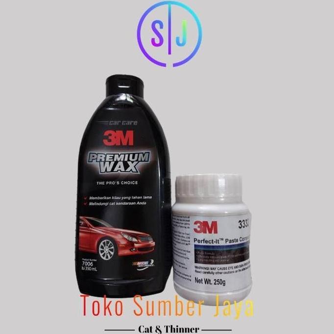 Paket Hemat 3M Premium Wax 7006 + 3M Perfect-It Paste Compound