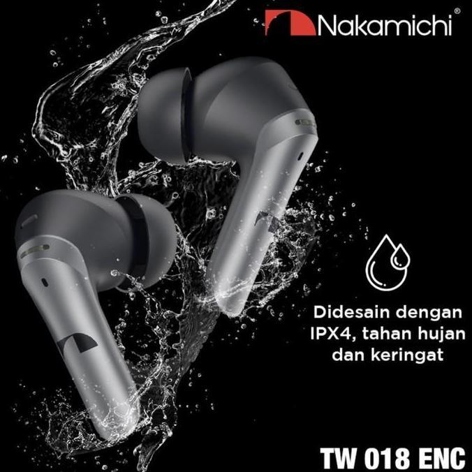 Nakamichi TW018ENC True Wireless Earbuds Bluetooth Earphone TWS HD