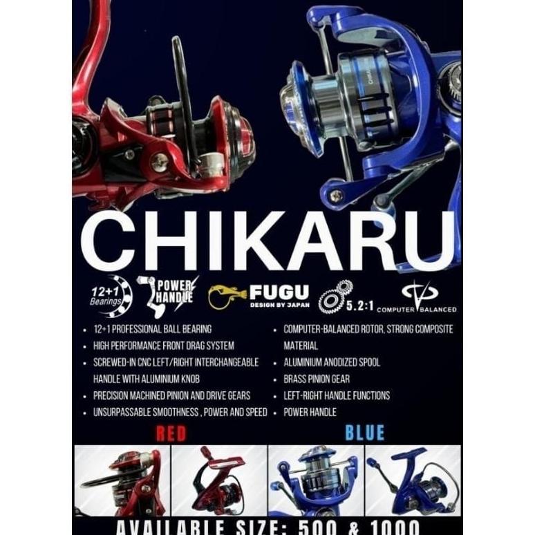 Reel FUGU CHIKARU 500 800 1000 3000 Power Handle