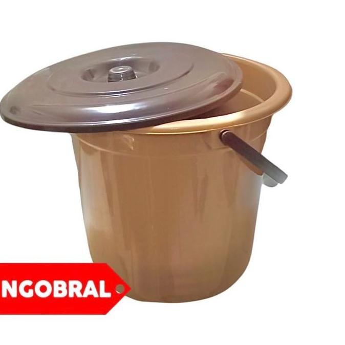 Ember Plastik BESAR Timba Plastik Air 6 Galon Diamater 35 cm TUTUP