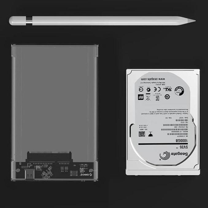 ORICO 2139C3 2.5 inch Type-C Transparent Hard Drive Enclosure