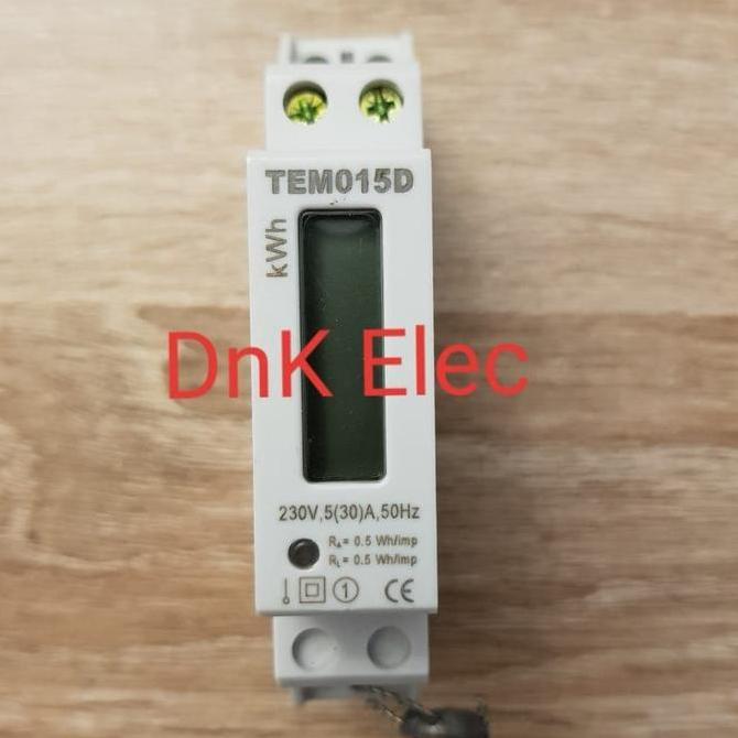 Kwh meter 1phase merk Thera type TEM015-D4250 Lcd (digital)